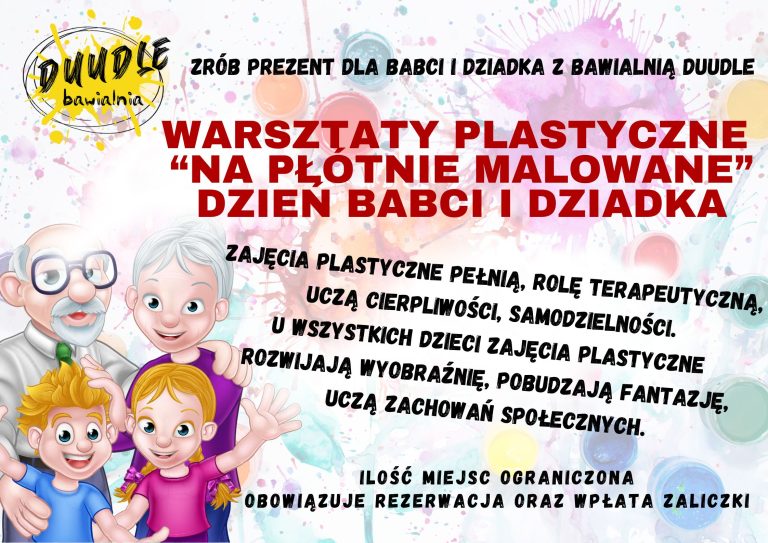 Warsztaty dla dzieci z okazji Dnia Babci i Dziadka – Kielce
