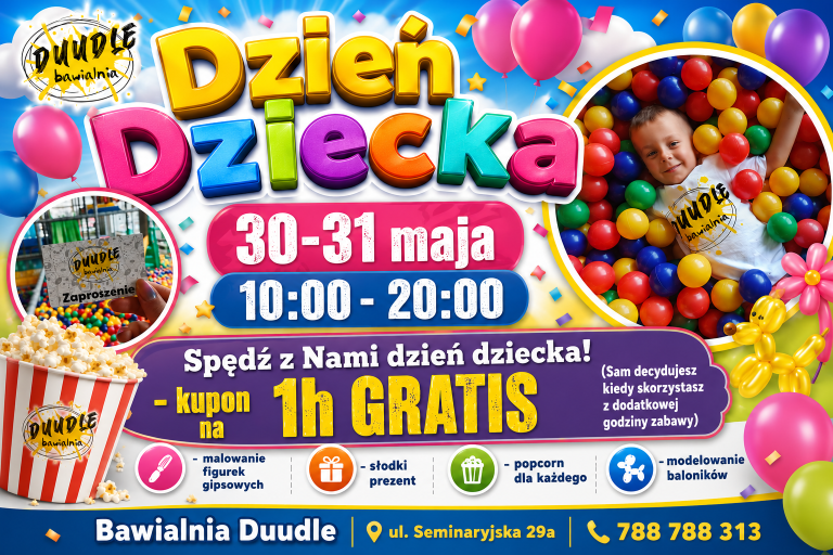 Dzień Dziecka w Duudle – świętujemy cały weekend!